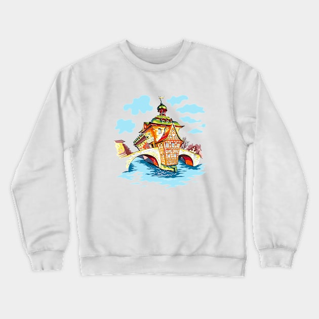 Old town hall in Bamberg, Bavaria, Germany Crewneck Sweatshirt by kavalenkava